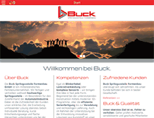 Tablet Screenshot of buck-gmbh.net