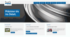 Desktop Screenshot of buck-gmbh.de
